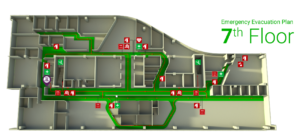 Evacuation Plan 7th Floor